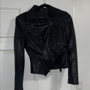 BlankNYC black faux leather Jacket XS